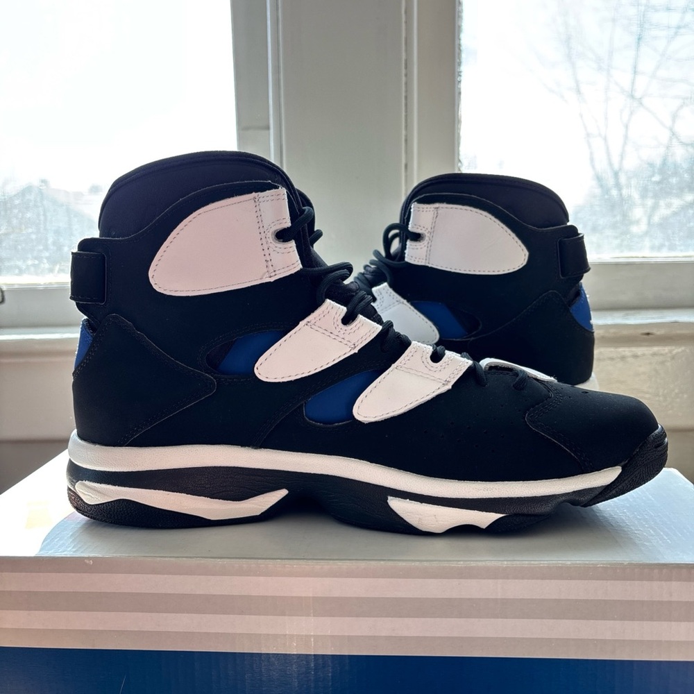Reebok Shaq Attaq IV (4) Pump Orlando Magic Black and White High-Top Sneakers - Picture 7 of 15
